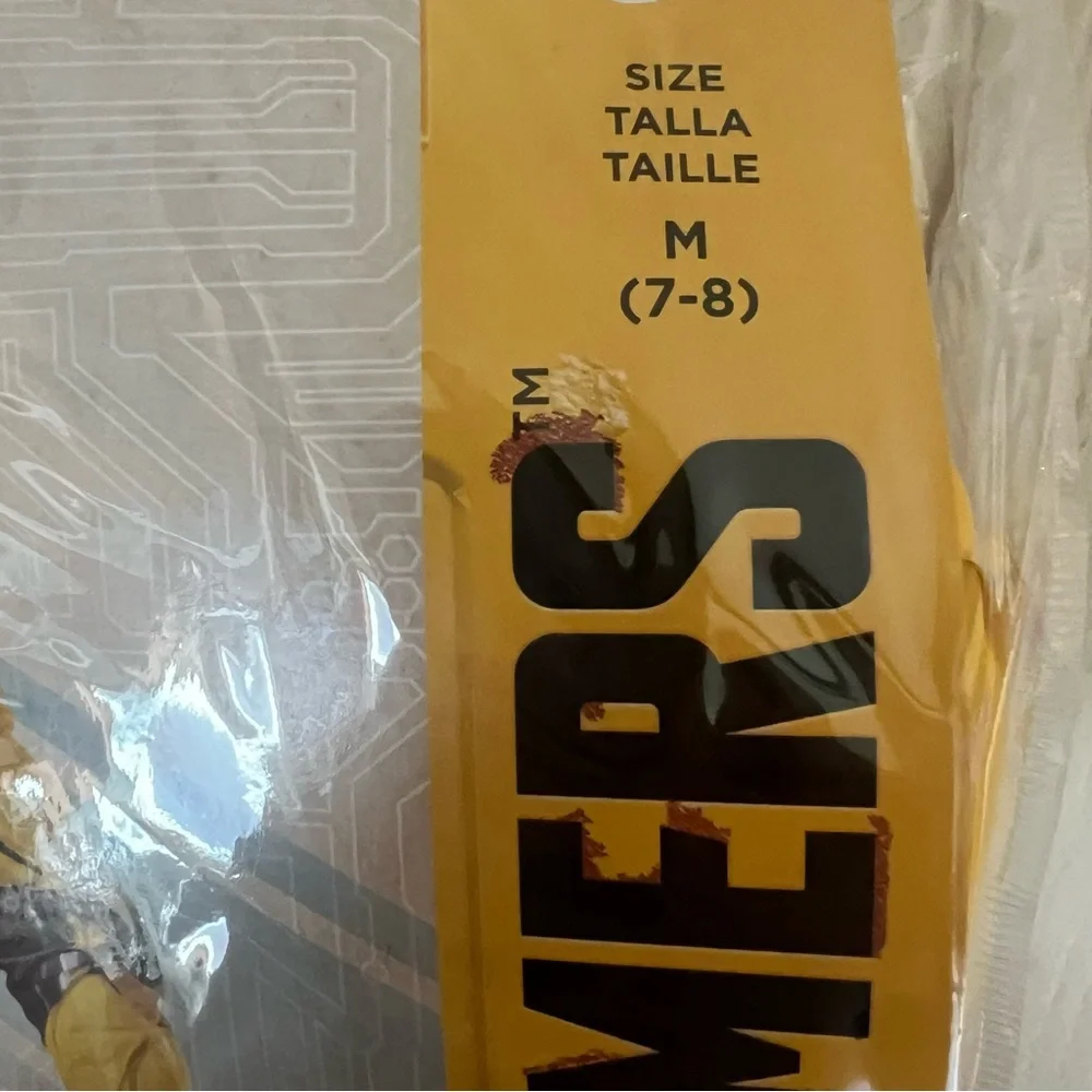 Transformers Bumblebee Kids Costume - Yellow and Black M 7-8 Halloween NWT
